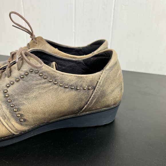 Naot Leather Lace Up Derby Shoes Sz 8 - Picture 8 of 12